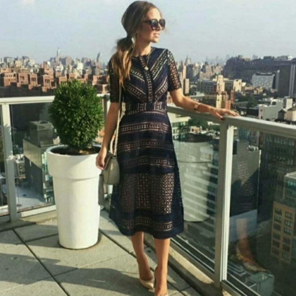 Asos crochet dress